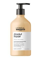 Shampoo vaurioituneille hiuksille L'Oreal Professionnel Absolut Repair Shampoo 500ml hinta ja tiedot | Shampoot | hobbyhall.fi
