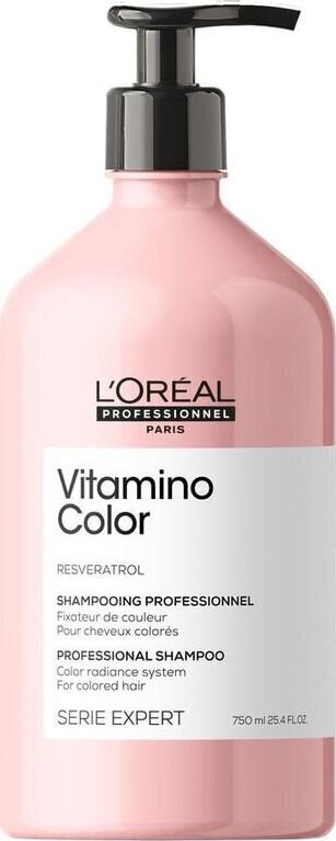 Shampoo värjätyille hiuksille L'Oreal Professionnel Serie Expert Vitamino Color 750 ml hinta ja tiedot | Shampoot | hobbyhall.fi