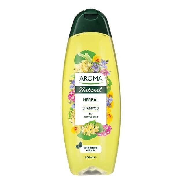 Yrttishampoo Aroma natural normaaleille hiuksille 500 ml hinta ja tiedot | Shampoot | hobbyhall.fi