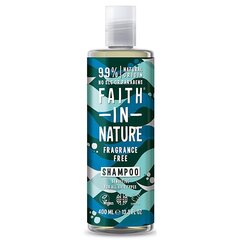 Hajusteeton shampoo Faith in Nature herkälle päänahalle, 400 ml hinta ja tiedot | Shampoot | hobbyhall.fi