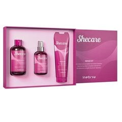 Inebrya Shecare Repair hiustenhoitosetti: shampoo, 300 ml + naamio, 300 ml + suihke, 200 ml hinta ja tiedot | Shampoot | hobbyhall.fi