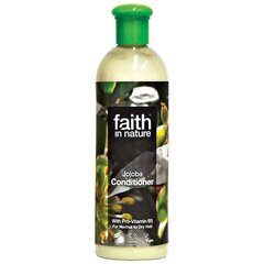 Jojobaöljyä sisältävä silottava hoitoaine Faith in Nature normaaleille/kuiville hiuksille, 400 ml hinta ja tiedot | Hoitoaineet | hobbyhall.fi