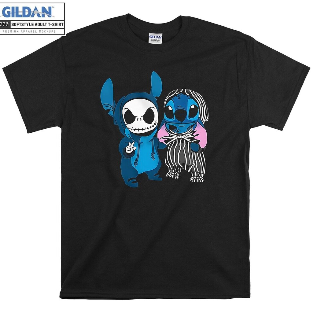 Stitch and Jack Skellington Costume T-shirt hinta ja tiedot | Miesten T-paidat | hobbyhall.fi