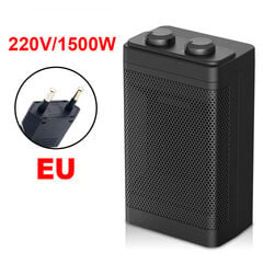 Käsienlämmittimet 1500W Sähkölämmitin Kannettava Mini PTC Lämmitin Tuuletin Pöytälämmitin Tuuletin Talvi Kotitalouden Kaukosäädin Äänetön lämmitin hinta ja tiedot | Lämmittimet | hobbyhall.fi