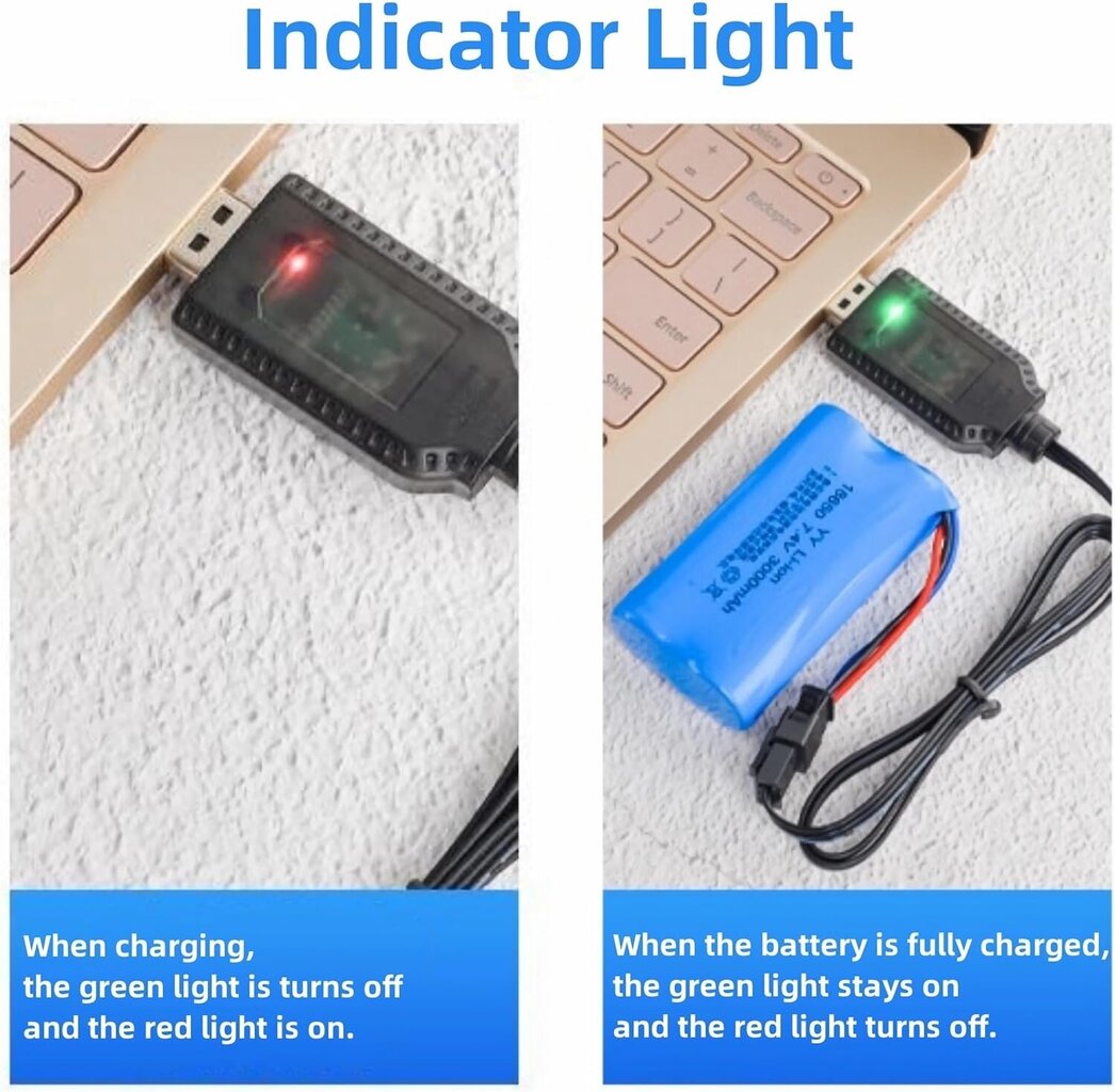 YUNIQUE GREEN-CLEAN-POWER universaali USB-laturi LiPo 7.4V 2S akuille - 4PIN SM-4P - Yhteensopiva RC-autojen/dronien/veneiden kanssa - Ylikuormitussuojaus - Latausilmaisin, musta hinta ja tiedot | Auton akkulaturit | hobbyhall.fi