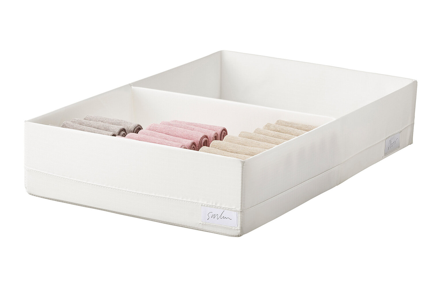 Säilytyslaatikko Ikea Stuk 34x51x10 cm valkoinen hinta ja tiedot | Säilytyslaatikot ja -korit | hobbyhall.fi