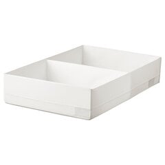 Säilytyslaatikko Ikea Stuk 34x51x10 cm valkoinen hinta ja tiedot | Säilytyslaatikot ja -korit | hobbyhall.fi