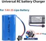 YUNIQUE GREEN-CLEAN-POWER USB-laturi LiPo 7,4V 2S akuille | SM-3P liitin | Turvallinen ja universaali lataus | Kevyt ja kannettava | Yhteensopiva RC-autojen/dronien/veneiden kanssa, musta hinta ja tiedot | Auton akkulaturit | hobbyhall.fi