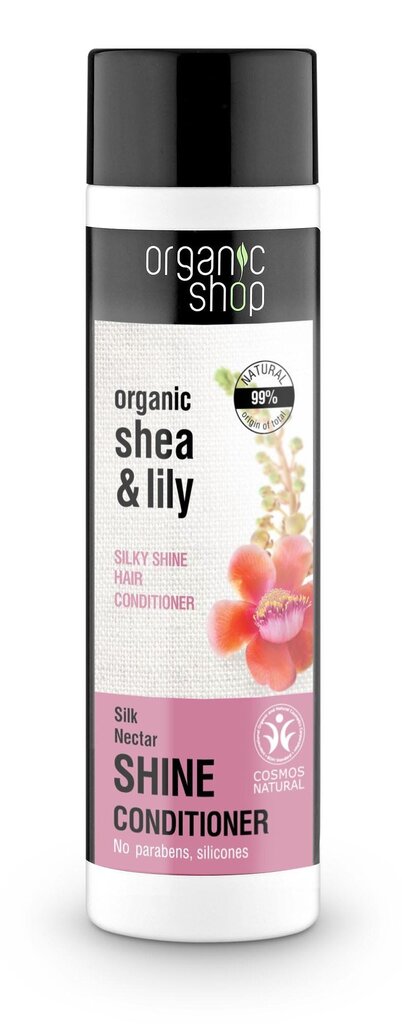 Hoitoaine Organic Shop Shine, 280 ml hinta ja tiedot | Hoitoaineet | hobbyhall.fi