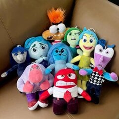 9 kpl 20-30cm Inside Out 2 Disney Pixar pehmoleluja, nukke, pelko, tylsyys, kateus, häpeä, ilo, pehmolelu, täytetty lahja lapsille hinta ja tiedot | Pehmolelut | hobbyhall.fi