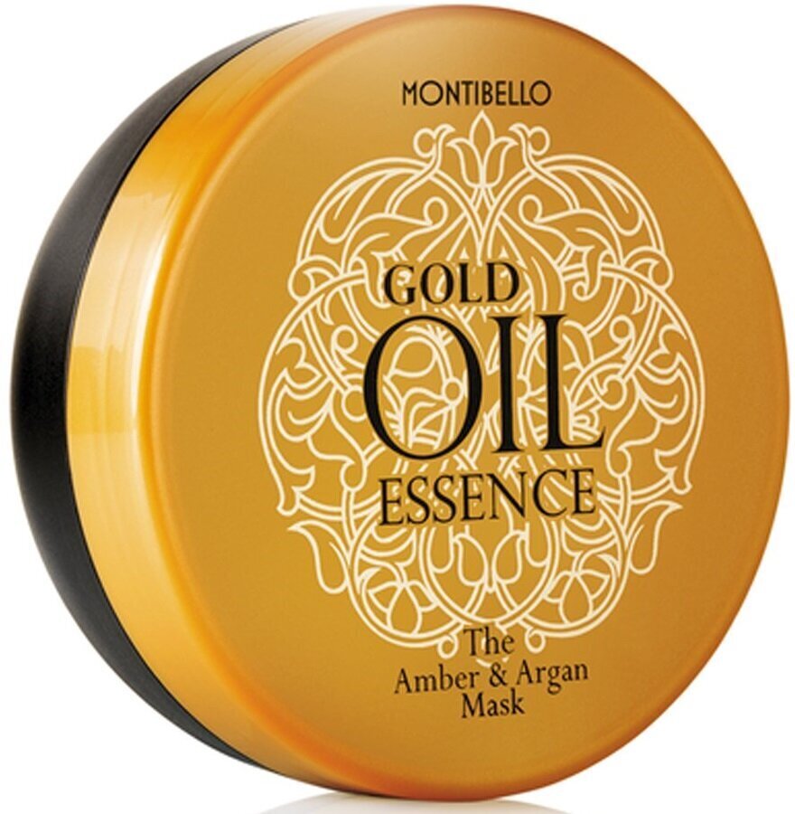 Suojaava hiusnaamio Montibello Gold Oil Essence The Amber & Argan (200ml). hinta ja tiedot | Hoitoaineet | hobbyhall.fi