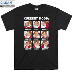 Grumpy Dwarf Current Moods Always Grumpy Seven T shirt T-shirt hinta ja tiedot | Miesten T-paidat | hobbyhall.fi