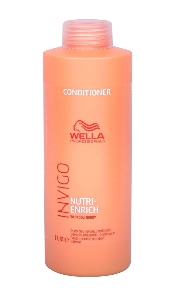 Kosteuttava hiustenhoitoaine goji-marjoilla Wella Professional Invigo Nutri-Enrich Conditioner 1000ml hinta ja tiedot | Hoitoaineet | hobbyhall.fi