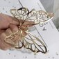 Pack Butterfly Hiusklipsit Metalli Suuret Claw Clips Vintage Hiustarvikkeet Naisten Tytöt Kulta Ruusu Kulta Hopea hinta ja tiedot | Hiustarvikkeet | hobbyhall.fi