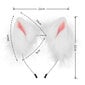 Simulaatio Pehmo Fox Ears Headband Tail Masquerade Pukeutuminen Musta hinta ja tiedot | Juhlakoristeet | hobbyhall.fi