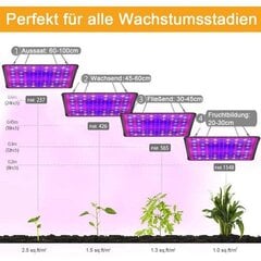 Kasvivalo täysspektri, kasvihuoneen sisävihanneskukat, LED-kasvien kasvuvalo, A hinta ja tiedot | Sisäpuutarhat ja kasvilamput | hobbyhall.fi