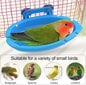 Bird Bath Tub Papukaijahäkki Lisävarusteet Kylpybudgie/Canary Bird Bath -ruokintakulho (sininen) hinta ja tiedot | Lintulaudat ja lintuhäkit | hobbyhall.fi