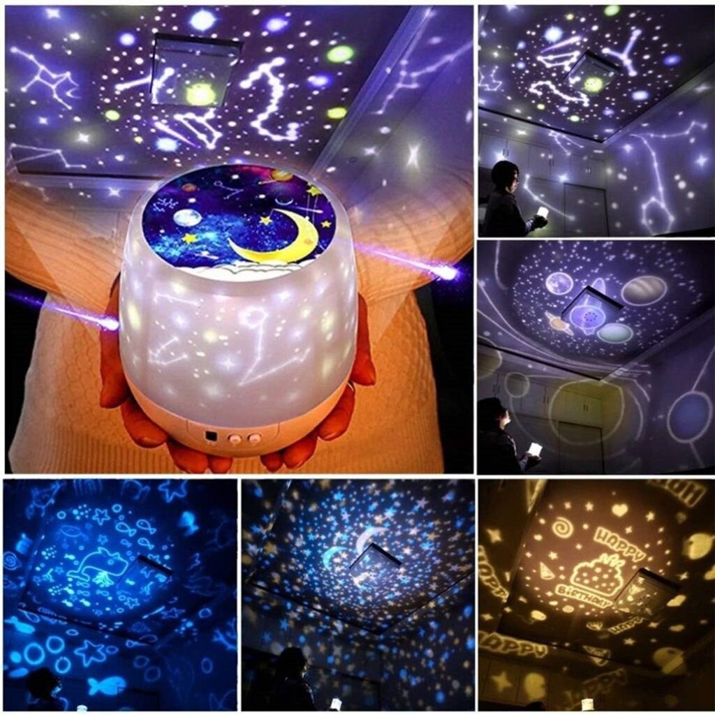 LED-projektori Starry Sky Light hinta ja tiedot | Lastenhuoneen valaisimet | hobbyhall.fi