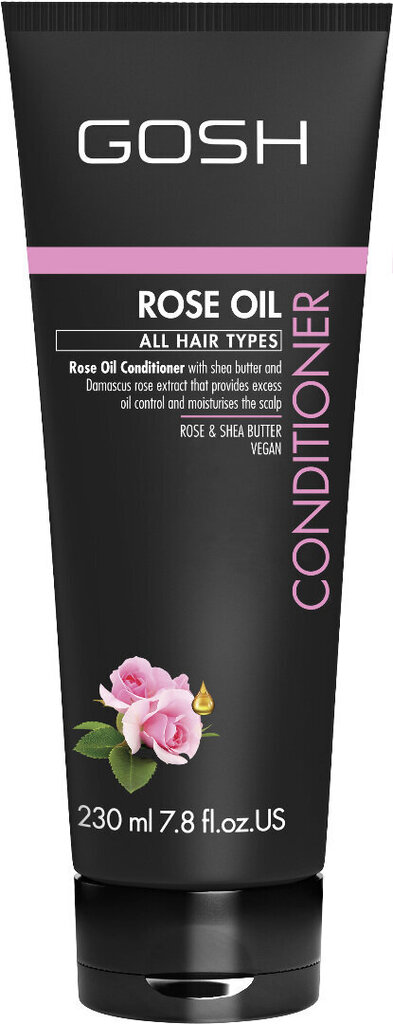 Hoitoaine GOSH Rose Oil Hair 230 ml hinta ja tiedot | Hoitoaineet | hobbyhall.fi