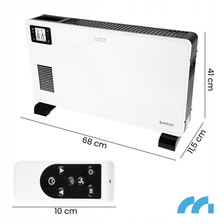 Maltec-konvektiolämmitin 2300 W hinta ja tiedot | Lämmittimet | hobbyhall.fi