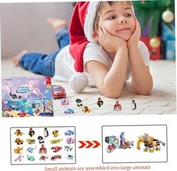 Joulun adventtikalenteri 2024 merieläinten rakennuspalikkaleluilla 24 Pack joulukalenteri hinta ja tiedot | Kalenterit ja muistikirjat | hobbyhall.fi