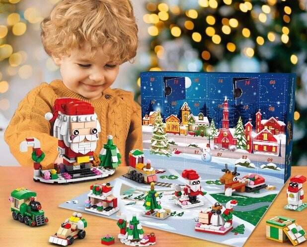 Joulun adventtikalenterisetti - Lähtölaskenta vuoteen 2024 Playset hinta ja tiedot | Juhlakoristeet | hobbyhall.fi