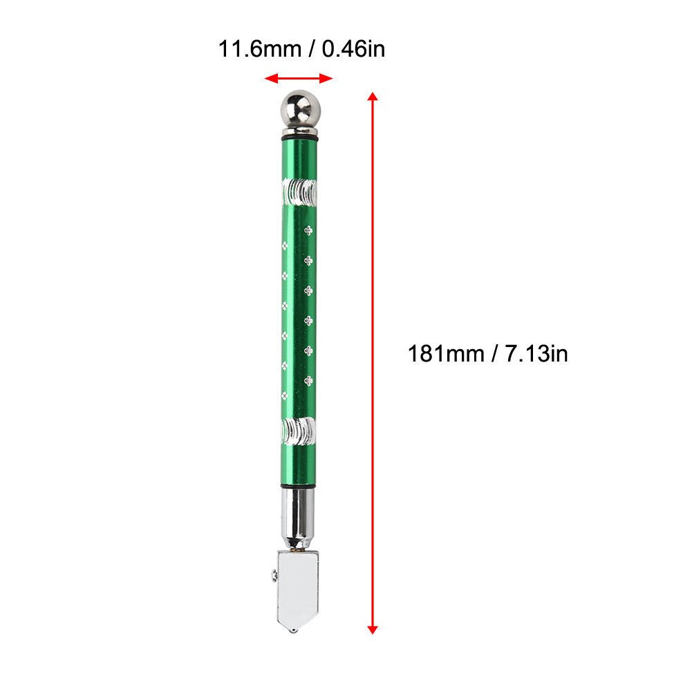 Kannettava kädessä pidettävä pyörätyyppinen lasileikkuri luistamattomalla kahvalla 3–15 mm lasin leikkaamiseen (vihreä) hinta ja tiedot | Pensasleikkurit | hobbyhall.fi