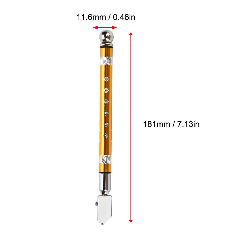 Kannettava kädessä pidettävä pyörätyyppinen lasileikkuri liukumattomalla kahvalla 3–15 mm lasin leikkaamiseen (kultainen) hinta ja tiedot | Pensasleikkurit | hobbyhall.fi