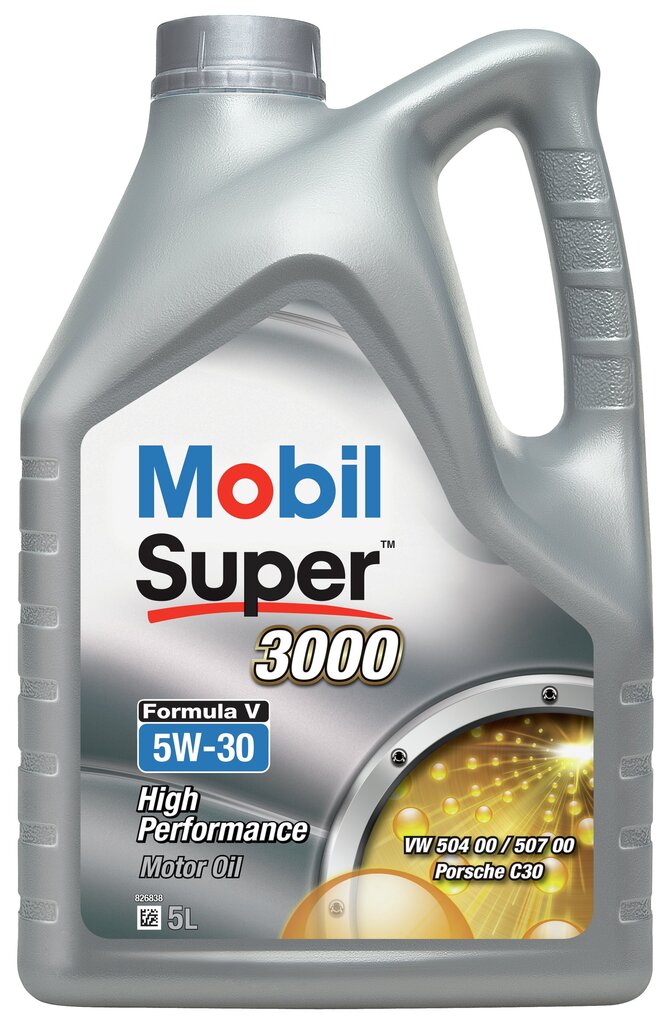 Oil Super 3000 Formula V 5W-30 Synthetic moottoreille 5 l MOBIL 5W30 FV hinta ja tiedot | Moottoriöljyt | hobbyhall.fi