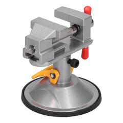 Imukuppi Mini Vise 45# Teräksinen 360 astetta pyörivä minikäsityökalu lasipöytämetallille hinta ja tiedot | Käsityökalut | hobbyhall.fi