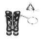 Monitoimiset taittopihdit Mini Multitool Keychain EDC Tool Manual Hardware Musta hinta ja tiedot | Käsityökalut | hobbyhall.fi