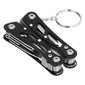 Monitoimiset taittopihdit Mini Multitool Keychain EDC Tool Manual Hardware Musta hinta ja tiedot | Käsityökalut | hobbyhall.fi