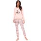 Naisten pyjama CORNETTE PAINT 671/375, puuvilla, vaaleanpunainen, kissanpunainen, kitten hinta ja tiedot | Yöasut ja pyjamat | hobbyhall.fi