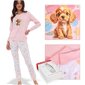 Naisten pyjama CORNETTE STAR 671/376, puuvilla, vaaleanpunainen, koira, hinta ja tiedot | Yöasut ja pyjamat | hobbyhall.fi