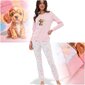 Naisten pyjama CORNETTE STAR 671/376, puuvilla, vaaleanpunainen, koira, hinta ja tiedot | Yöasut ja pyjamat | hobbyhall.fi