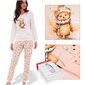 Naisten pyjama CORNETTE SWEET BEAR 671/377, puuvillaa, beige hinta ja tiedot | Yöasut ja pyjamat | hobbyhall.fi