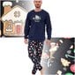 Miesten joulupyjama CORNETTE 115/256, puuvilla, laivastonsininen hinta ja tiedot | Miesten kylpytakit ja pyjamat | hobbyhall.fi