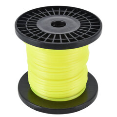 3 mm:n string Trimmer Line Quadrate Grass Trimmer Line -ruohonleikkurisiima Husqvarna Yellow 30m / 98.4ft hinta ja tiedot | Ruohonleikkurit | hobbyhall.fi