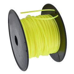 3 mm:n string Trimmer Line Quadrate Grass Trimmer Line -ruohonleikkurisiima Husqvarna Yellow 50m / 164.0ft hinta ja tiedot | Ruohonleikkurit | hobbyhall.fi