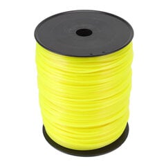 3 mm:n string Trimmer Line Quadrate Trimmer Line -ruohonleikkurin johto Husqvarna Keltaiselle 300m/984.2ft hinta ja tiedot | Ruohonleikkurit | hobbyhall.fi