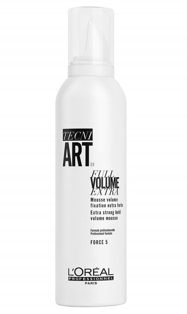 Hiusvaahto L'Oreal Professionnel Tecni Art Full Volume Extra, 250 ml hinta ja tiedot | Kampaamotuotteet | hobbyhall.fi