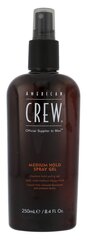 American Crew Medium Hold hiussuihke-geeli miehelle 250 ml hinta ja tiedot | American Crew Hajuvedet ja kosmetiikka | hobbyhall.fi