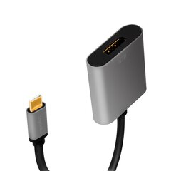 LogiLink USB-C-DP/F-sovitin hinta ja tiedot | Adapterit | hobbyhall.fi