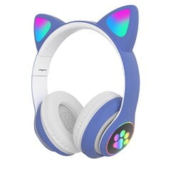 Kiplyki Tukku Langattomat Kissan Korvakuulokkeet Bluetooth 5.0 Langattomat Cat korvakuulokkeet LED-valokuulokkeet ja mikrofoni Lahja lapsille hinta ja tiedot | Kuulokkeet | hobbyhall.fi