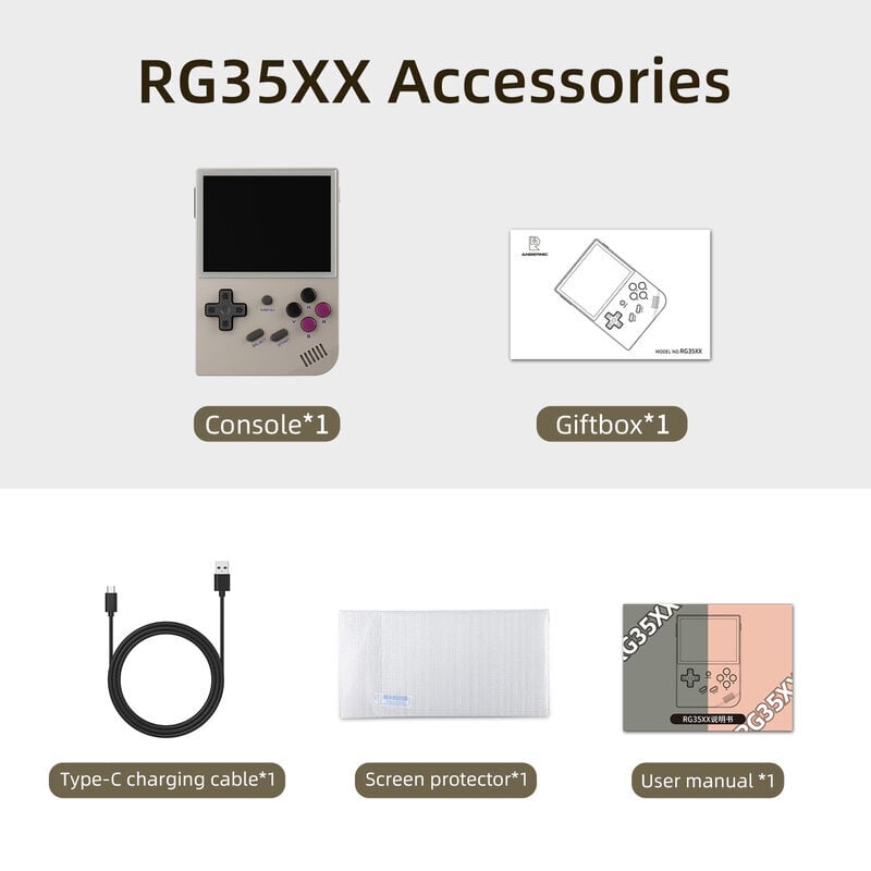 Rg35xx Mini Retro Handheld Game Console Linux OS System 3,5 tuuman IPS 640*480 Screen Game Player Videopelikonsoli hinta ja tiedot | Pelikonsolit | hobbyhall.fi