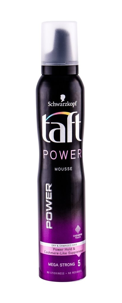 Schwarzkopf Taft Power Cashmere 200 ml hiusvaahto erittäin vahvalla kiinnityksellä. hinta ja tiedot | Kampaamotuotteet | hobbyhall.fi