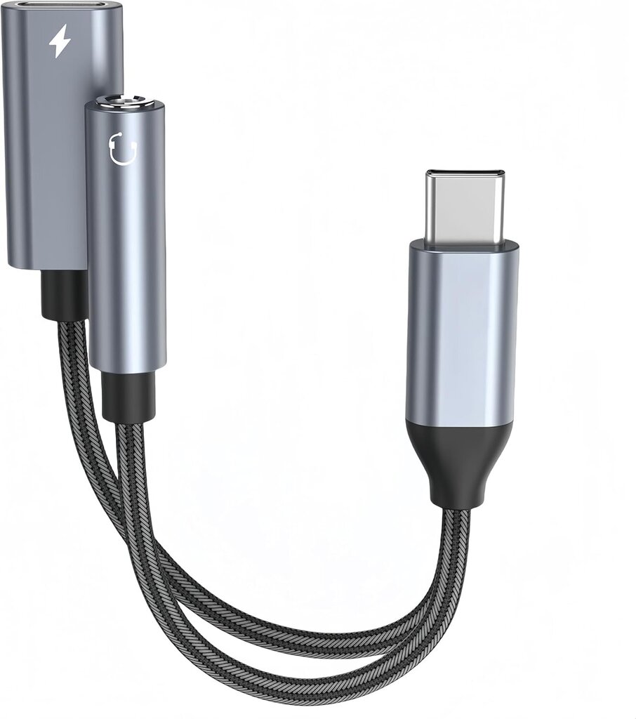 USB-C - 3,5 mm:n äänikuulokesovitin - HiFi ja laturi 2-in-1 Yhteensopiva Apple iPhone 15 Samsung Galaxy S24 S23 S22 S21 S20 Plus Pro Max Ultra Pixel iPadin kanssa - Type C - Jack Dongle -sovitin hinta ja tiedot | Adapterit | hobbyhall.fi