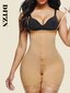 1kpl Compressing Full Shapewear Bodysuit Plus Size korkea vyötärö Body Shaper Control Faja Shortsit vyötärö Trainer vyö·Aprikoosi·S hinta ja tiedot | Muotoilevat alusvaatteet | hobbyhall.fi