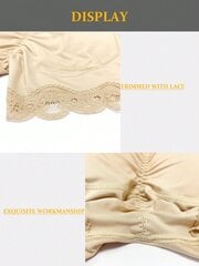 Beige Lace Shapewear Shortsit Contol pikkuhousut, lantio- ja peppusuojat·beige·XL hinta ja tiedot | Muotoilevat alusvaatteet | hobbyhall.fi