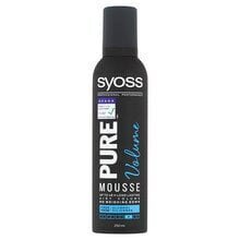 Syoss Professional Performance Pure Volume muotovaahto 250 ml hinta ja tiedot | Kampaamotuotteet | hobbyhall.fi